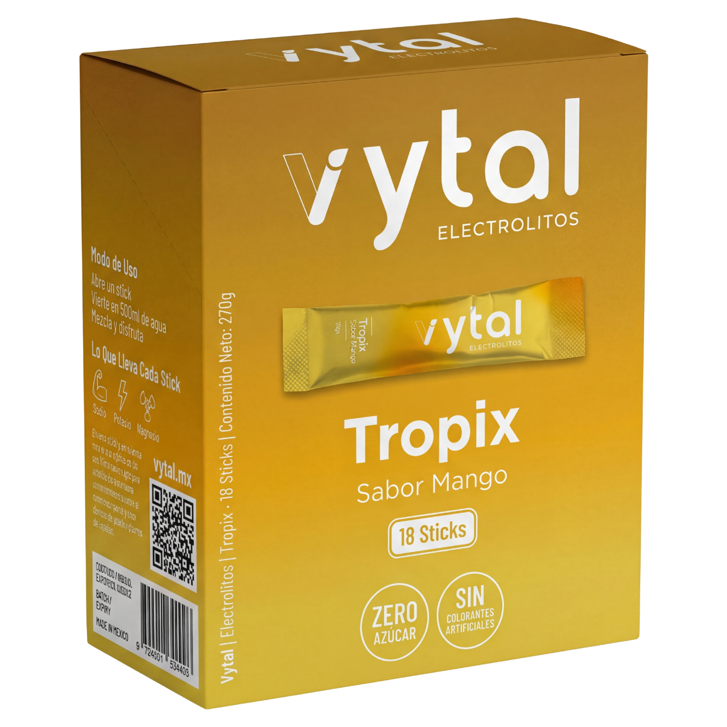 Electrolitos sin Azúcar ni Calorías - 18 Sticks